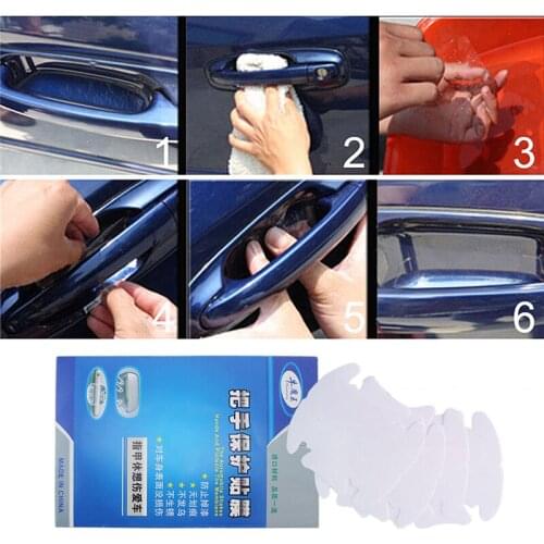 Universal scratch-resistant film Car door handle rhino skin protective film car stickers and decals Car protection sticker