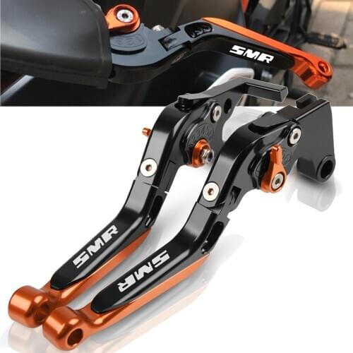 For 990 SMR 990 SMT 950 SM 2009 2010 2012 2013 Motorcycle Clutch Brake Lever Extendable Adjustable Hand Grip Handlebar