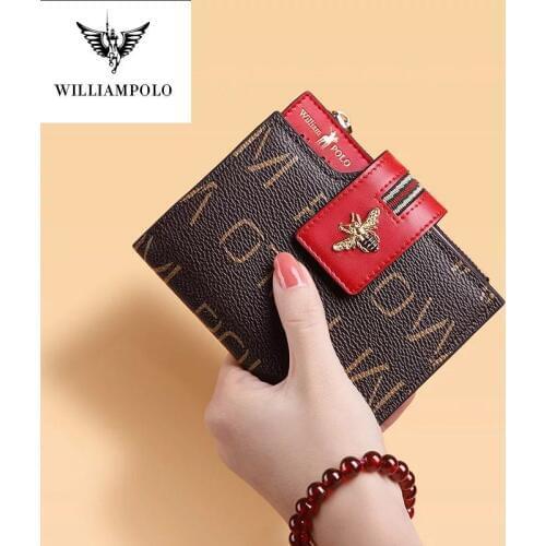 Womens Short Wallet Multi-Card Holder Simple Large-Capacity Card Holder Wallet Bank Card Holder Anti-theft