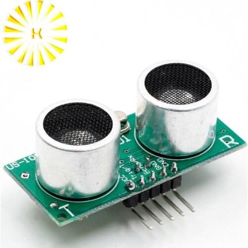 1 pc US-100 Ultrasonic Sensor Module DC 2.4V - 5V With Temperature Compensation Range Distance 450cm For Arduino Connector
