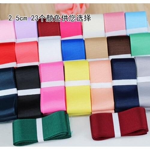 10 Meters/lot 25mm/1'' Grosgrain Ribbon Wholesale Gift Wrap Christmas Decoration Ribbons