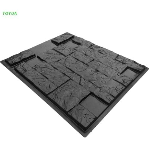 1XCC Vertical Concrete Stamps Wall Concrete Plaster Garden House Wall Stone Tiles