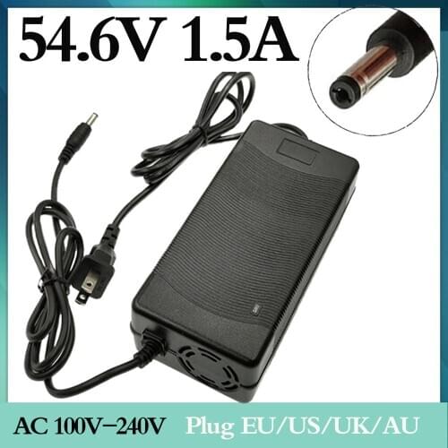 54.6V1.5A charger 54.6v 1.5A electric bike lithium battery charger for 48V lithium battery pack