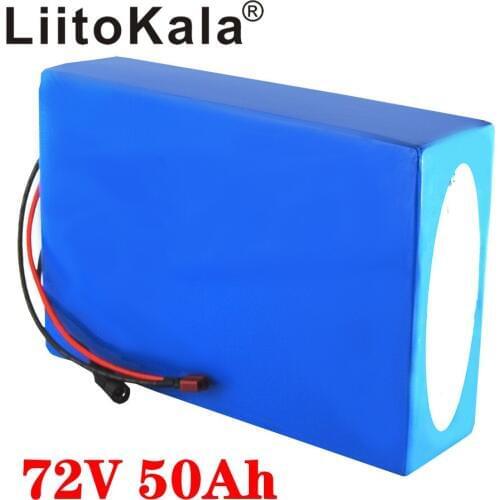 LiitoKala 72V 50Ah electric motorcycle battery pack 72V e bike battery Snow Fat Electric Bike battery Electric Motorcycle