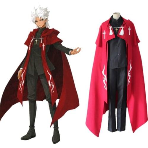 Anime Fate Grand Order Fate Apocrypha Cosplay Amakusa Shirou Tokisada Uniform Shirou Kotomine Halloween Party Outfit set