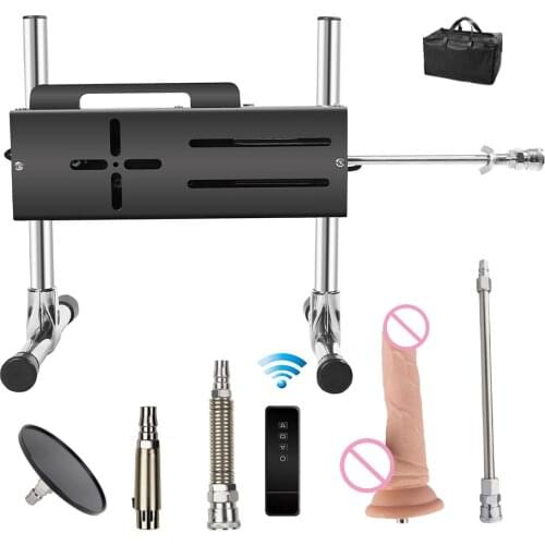 Fredorch Automatic Mute Sex Machine for Women and Men Machines for sex Masturbation Love Retractable Machine Vibrator 80W motor