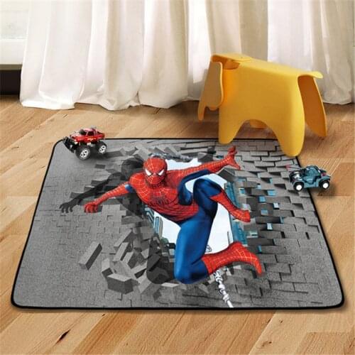 DIsney 80x160cm Baby Play Mat Geometric Anti-slip Carpet for Living Room Home Indoor Printed Decoration Area Rugs Bedroom