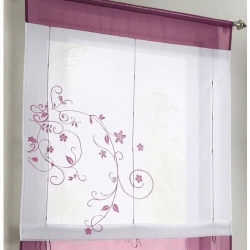 Geometric Sheer Curtains Modern Short Window Curtains Drape For Kitchen Living Room Bedroom Tulle Voile Cafe Curtains Home Decor