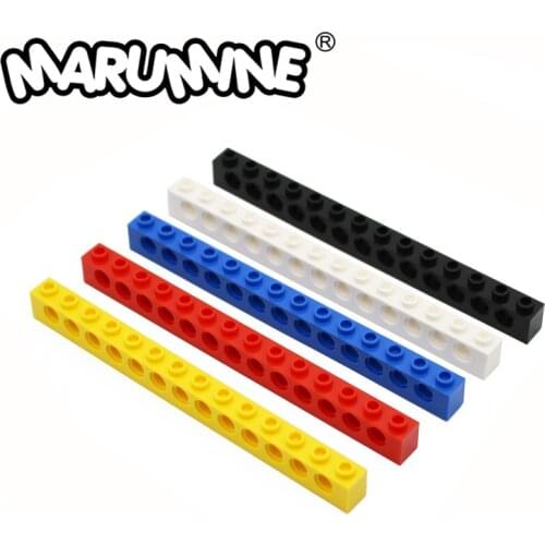 MARUMINE Technic Brick 1 x 14 with Holes 32018 compatible Decool Building Blocks Robot Classic Educational Toys For Children