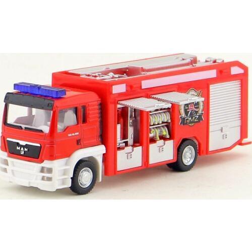 Best selling 1:64 fire truck alloy model,simulation special police rescue sliding toy car,childrens gift,free shipping