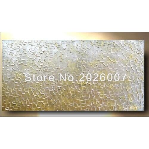 Small Large Set Metallic Gold Abstract Painting Art Canvas Hand painted Oil Wall Decor Artwork Impasto Textured Modern 3 Panels