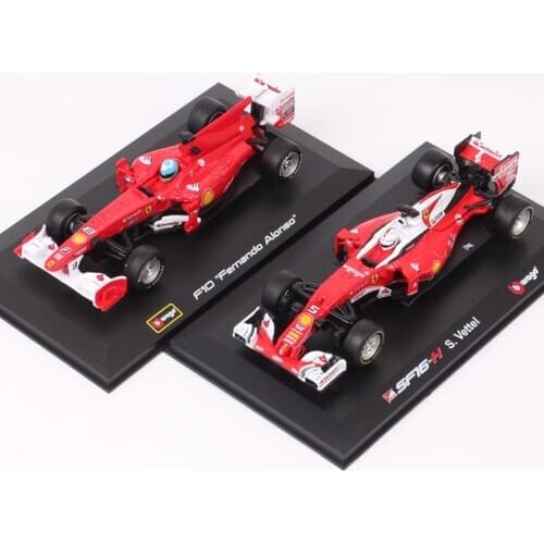 1:32 Scale BBurago F10 #8 Fernando Alonso SF16-H W05 #44 Lewis Hamilton RB13 Diecasts & Toy Vehicles Formula Racing Car Models