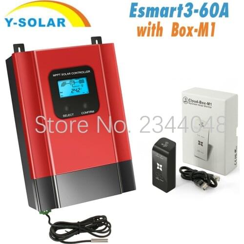 MPPT solar controller 12V/24/36V/48V intelligent universal 60A40A photovoltaic panel charge controller