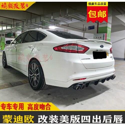 Suitable for / 13 18 Modified Size Surround European and American Version Four Out Back Lip Carbon Fiber Tail Throat Mondeo