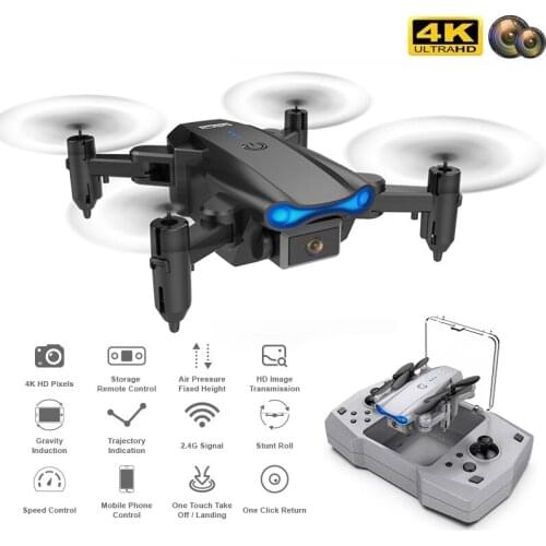 Roclub 2021 NEW KY906 Mini Drone 4K Dual Camera Profesional Quadcopter WIFI FPV Foldable RC Helicopter Drones Toys For Kids