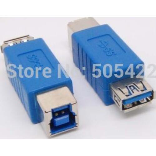 Standard USB 3.0 Type A Female to 3.0 Type B Female Conector Converter Adapter