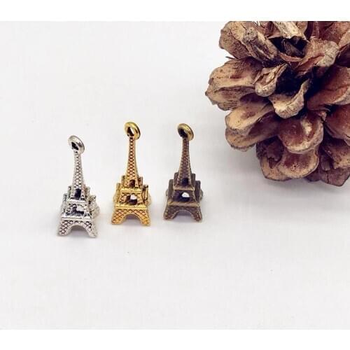 Vintage 33 pcs tower charms tower Pendants fit hand made DIY bracelet necklace earring charms Jewelry Making