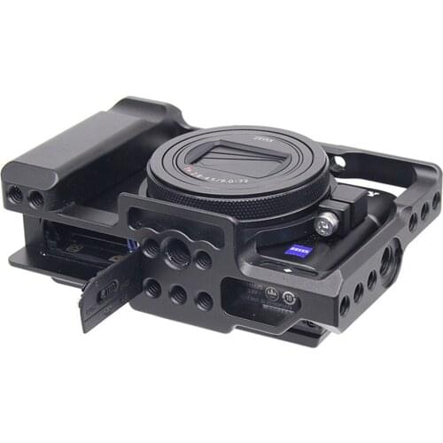 Aluminum Alloy Protective Cover Camera Cage for Sony RX100 M7 VII 7 with 1/4 Thread Holes