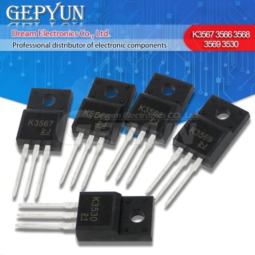 10pcs 2SK3568 TO-220F K3568 TO-220 2SK3569 K3569 2SK3567 K3567 2SK3566 K3566 2SK3562 K3562 2SK3561 K3561 2SK3530 K3530 TO220F