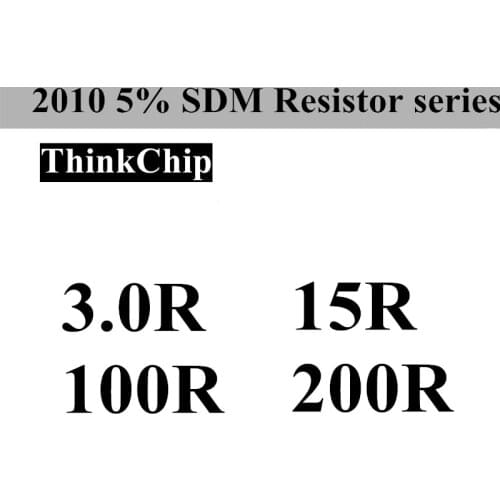 100 pcs) 2010 5% SMD Resistor series 25PCS*4 Values (15R 200R 3.0R 100R)