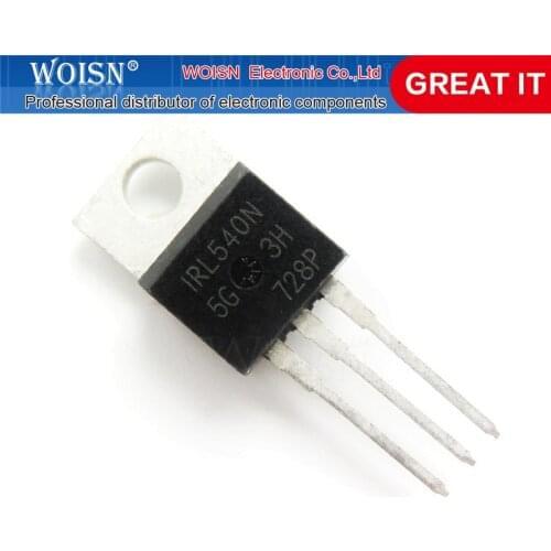 5pcs/lot IRL540NPBF IRL540N IRL540 TO-220 In Stock