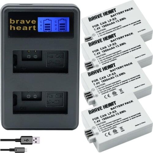 Bateria LP E5 Battery For Canon 500D,450D,1000D, EOS Rebel T1i, XS, XSi,Kiss X3, X2, Kiss F SLR Digital Camera LPE5 LP-E5