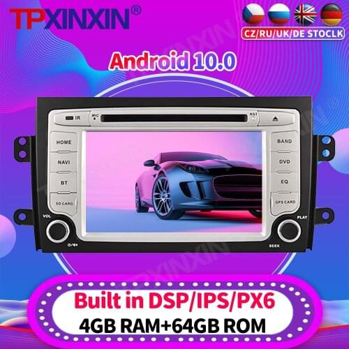 Android 10 For Suzuki SX4 2006 - 2010 Car Radio Multimedia Video Player Navigation Stereo HeadUnit GPS Accessories Auto 2din DVD