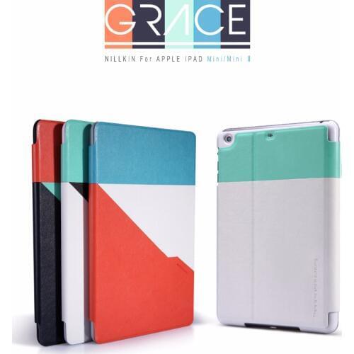 Case for iPad Mini 1 2 3,Nillkin Smart Magnetic Leather Cover Slim Auto Sleep/Wake Up Shockproof Brand Protect Shells for Travel