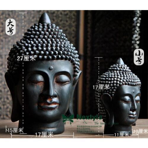 Buddha figure #TOP efficacious HOME family Protection Talisman Retro Buddhism Ornamental Buddha statue art 30CM