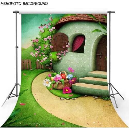 Photography Backdrops 5x7ft Fairytale Brick Castle Photography Background Newborn Digital Print Backdrops for Photo Studio