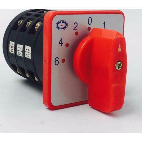 LW6-3 Universal Change-over Switch 6 Archives 3 Contact Rotating Switch Group Combine 5A An Electric Appliance