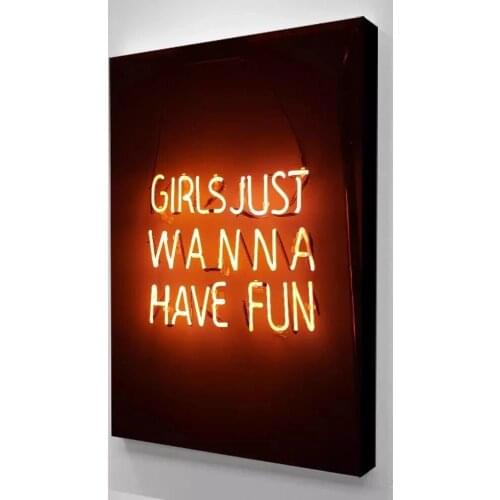 Wall Art Modular Glowing Quotes Letter Canvas Home Letters Decor Picture HD Cool Printed Paintings Living Room Artwork No Framed