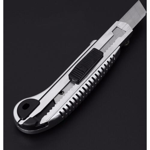 Stainless Steel Wall Paper Cutting Utility Knife Cutter Razor Blade Retractable knife School Office Supplies Art Tools C26