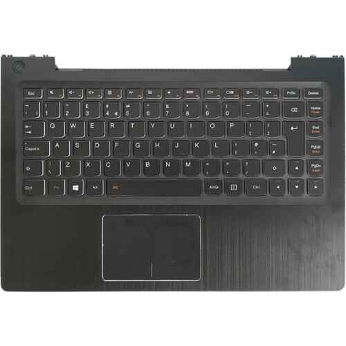 NEW UK laptop keyboard For Lenovo U330p U330 Uk keyboard with case Palmrest Touchpad black