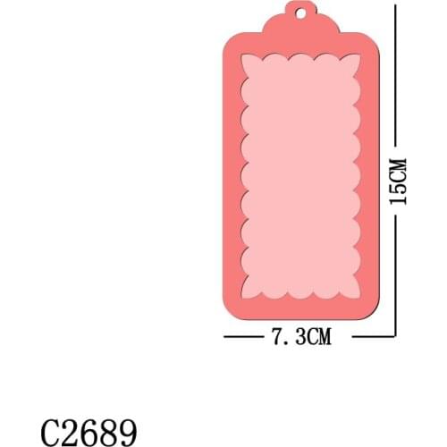 New Photo frame mobile Wooden Die Scrapbooking C2689 Cutting Dies Multiple Sizes