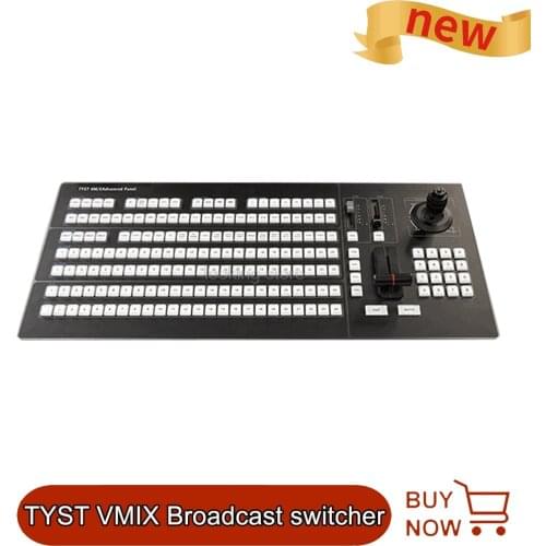 TYST VMIX Broadcast switcher Panel 4M/E Advanced Panel Wipe, Real Time Live Slow Motion Playback Systems Keyboard New