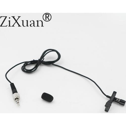 Pro Lavalier Lapel Stereo Cardioid Condenser Microphone For sennheiser Wireless BodyPack Transmitter 3.5 mm Lockable