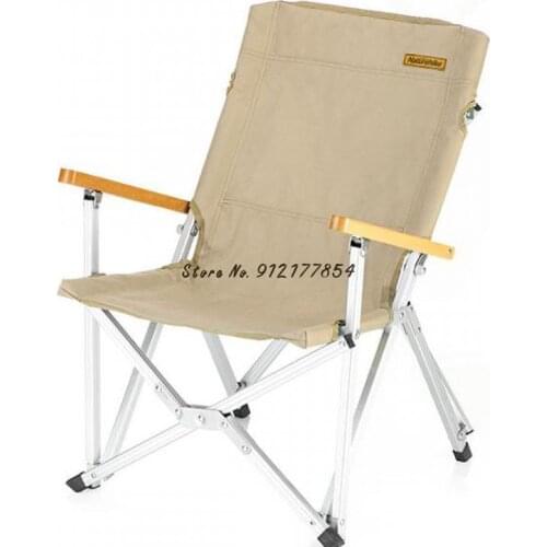 Camping folding chair portable picnic barbecue storage chair outdoor fishing backrest folding stool