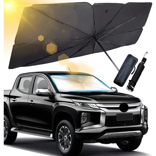 Windshield Sun Shade Foldable Umbrella Reflective Sunshade for Car Front Window Car Interior Accessories Keeps Your Vehicle Cool