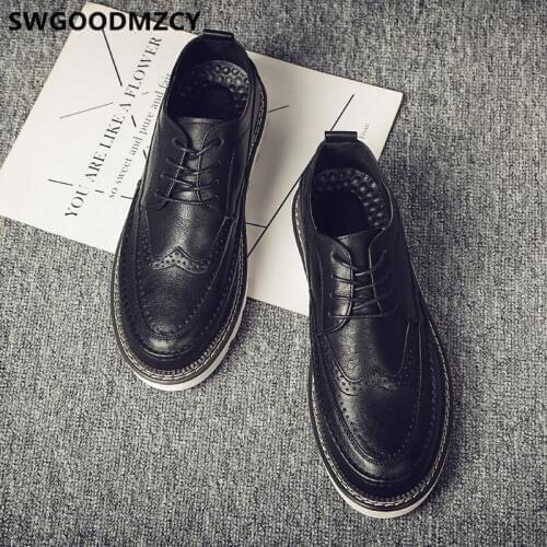 Brogues Casual Leather Shoes Men Luxury Shoes Men Driving Shoes Zapatos Hombre Sepatu Pria Calzado De Hombre Chossure Homme