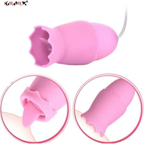 Sucking Nipple Tongue Vibrator Clitoral Stimulator Clitor Oral Sex Toys for Women Clit Licking Erotic Toy Sexual Wellness