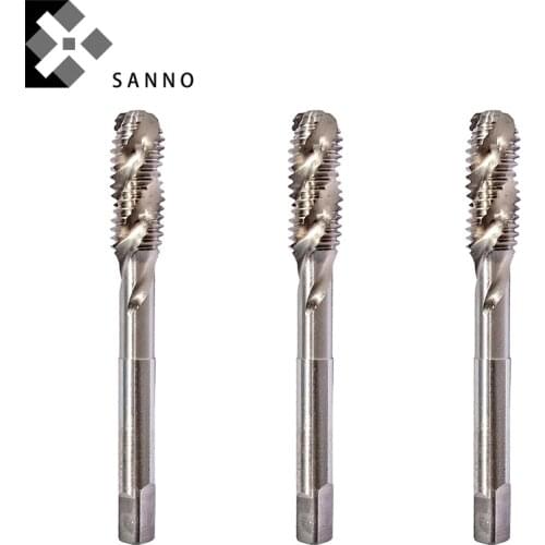 High speed steel imperial standard screw tap HSS cnc machine processing crude screw thread tapping