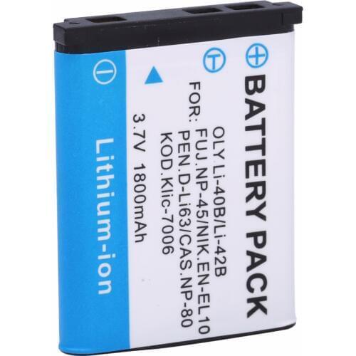 Probty Li-40B LI-42B LI40B LI42B Li-ion Batteries For OLYMPUS U700 U710 FE230 FE340 FE290 FE360 Camera 1800mAh For Nikon EN-EL10