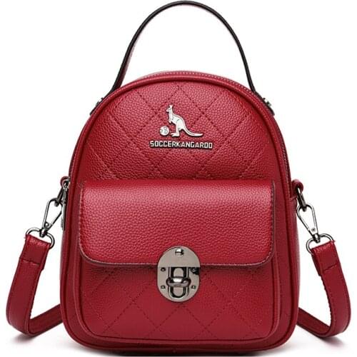 Women Shoulder Bag Solid Color PU Leather Ladies Bags For Women Tote Crossbody Bags