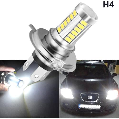 1X Car Led 9006 HB4 9005 HB3 H4 H7 H11 H8 5630 33SMD Head Fog Lamp Daytime Running Light Turning Braking Bulbs White Bright 12V