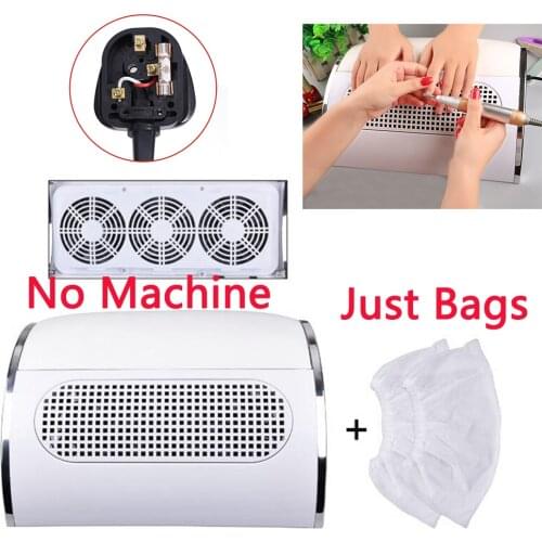 10pcs Nail Dust Collector Replacement Bags Non-woven Vacuum Cleaner Manicure Machine Bags Nail Art Tips Dust Bags for Nails