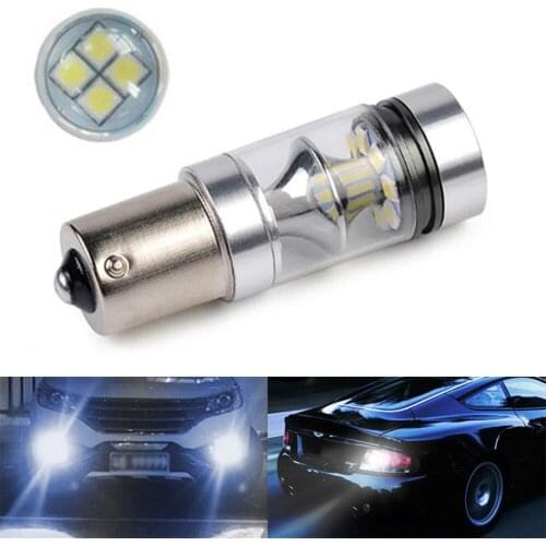 1156 BA15S P21W R5W 1200LM LED Bulb Car Fog Light Tail Driving Lamp DRL Day Runnight Reverse 100W 6000K White 3030 20SMD 12V-24V