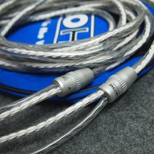 HTP6 Audiophile Audio Speaker Cable - 2.5M Pair Banana Plugs
