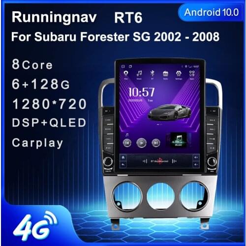 9.7" Android 10.1 For Subaru Forester SG 2002 - 2008 Tesla Type Car Radio Multimedia Video Player Navigation GPS RDS no dvd