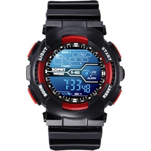Kids Watches LED Flash Waterproof Digital Childrens Watch For Boys Girls Quartz Alarm Date Week Clock